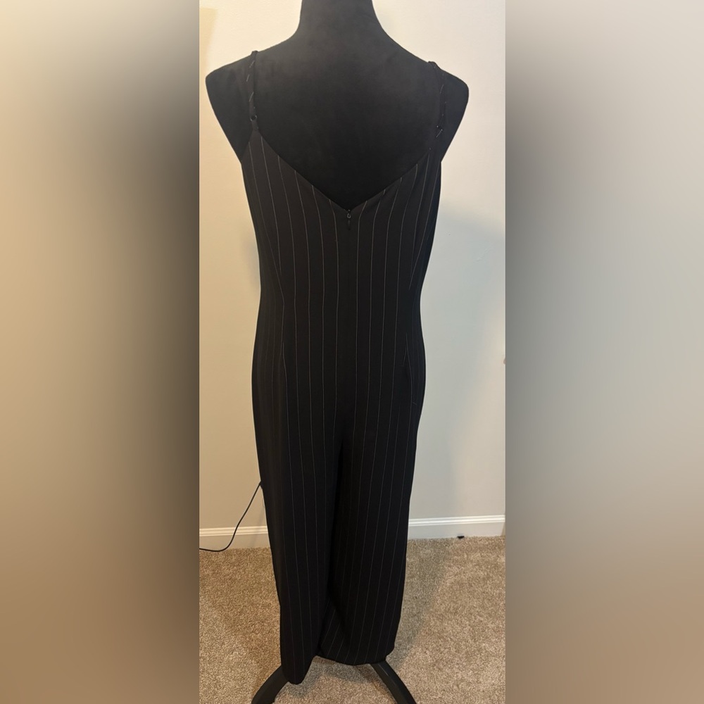 CUPCAKES AND CASHMERE Womens Back V-neck Spaghetti Strap V Neck Cropped Jumpsuit - Picture 11 of 14
